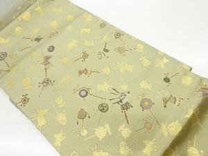 玩具模様織出し名古屋帯